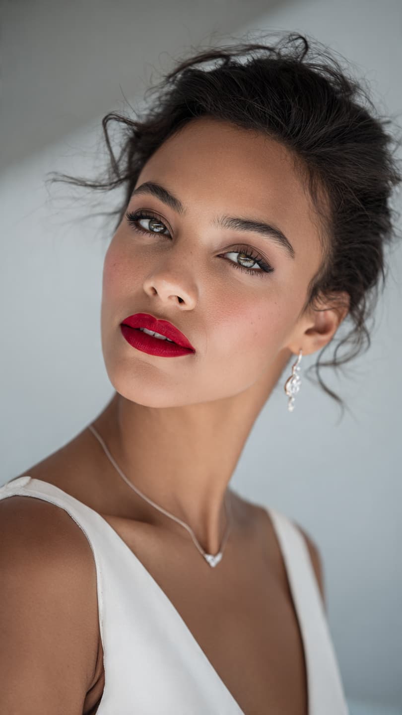 Bridal Portrait Makeup by Amy Morgenrood, Cape Town bridal makeup portfolio
